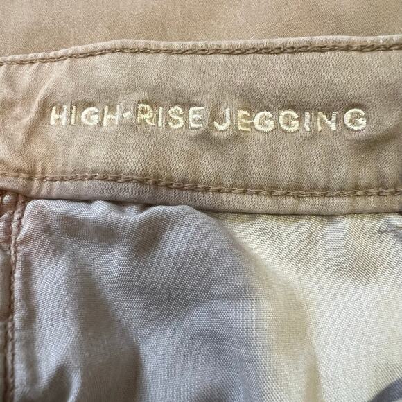American Eagle High Rise Women's Tan Jegging Pants Sz 8 Regular - Picture 8 of 10